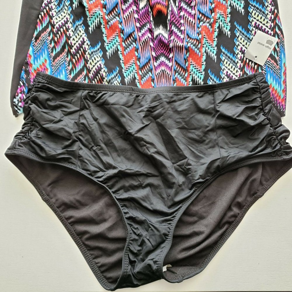 Aqua Green And Mossimo NWT Tankini With Bottom - Picture 7 of 8